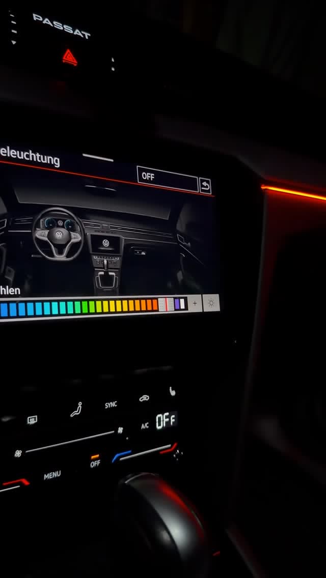 Volkswagen Passat B8 Facelift — Ambientebeleuchtung