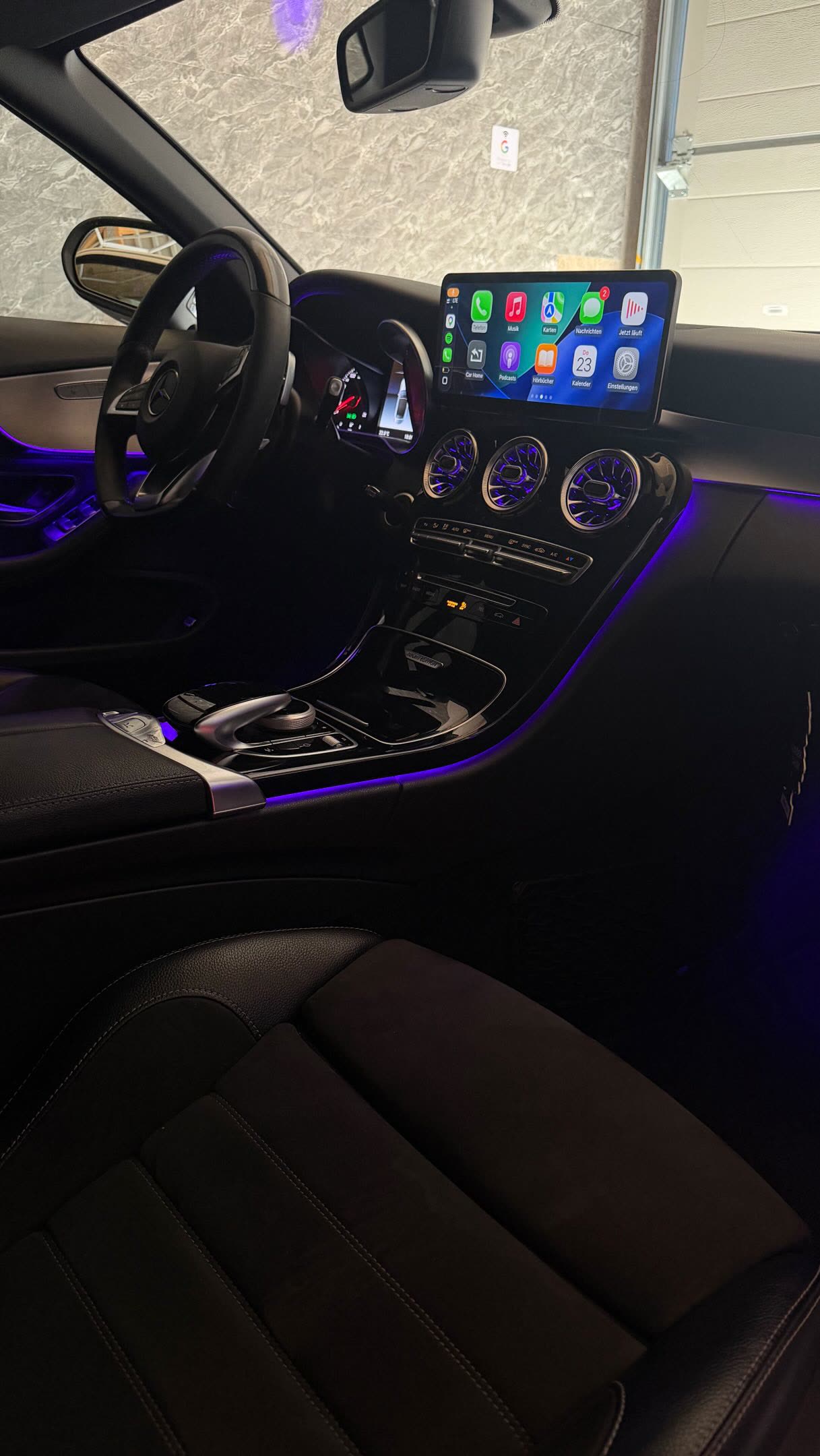 Mercedes C-Klasse W205 Cabrio — Ambientebeleuchtung